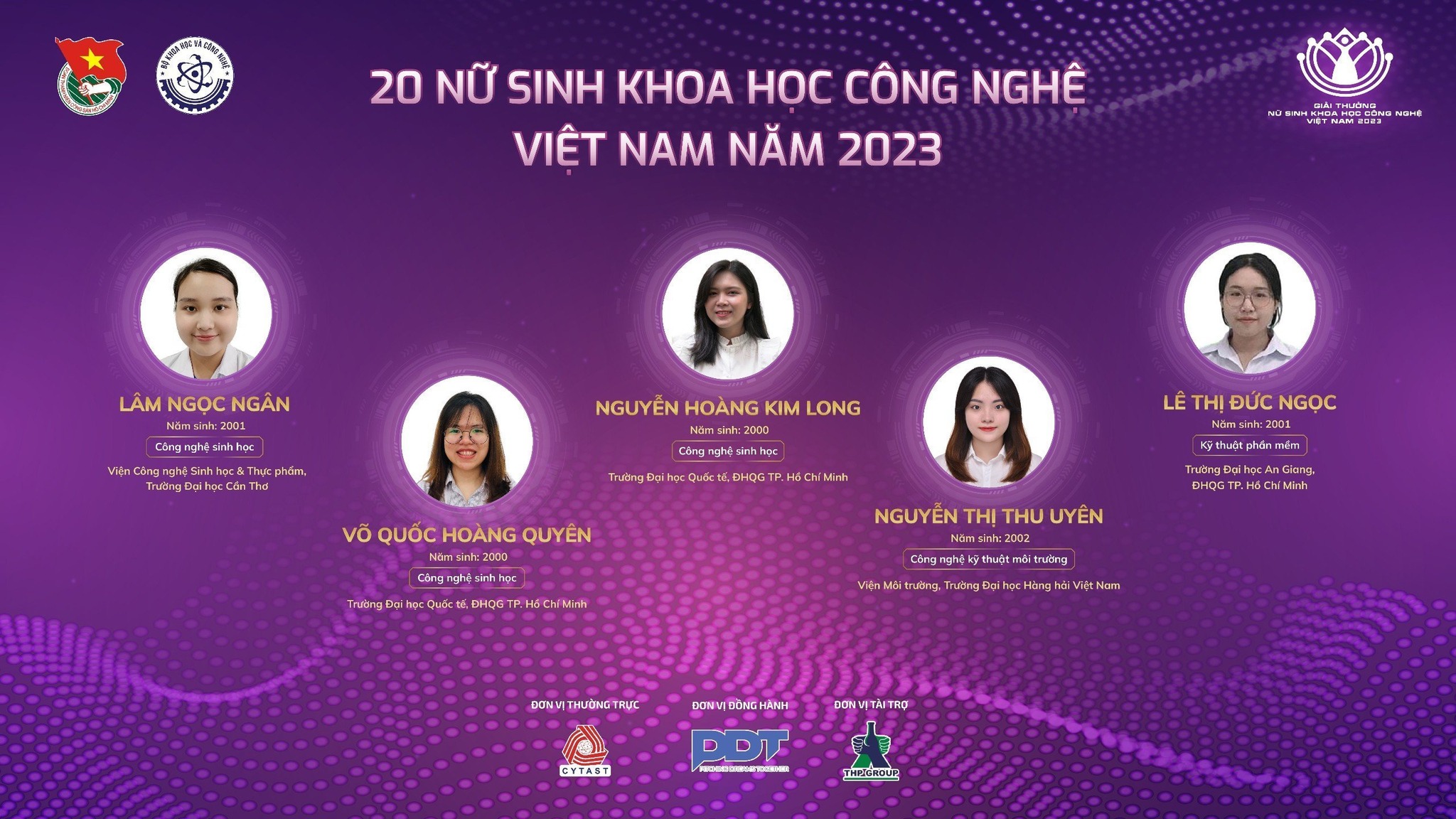 THE VIETNAM FEMALE SCIENCE AND TECHNOLOGY STUDENT AWARD