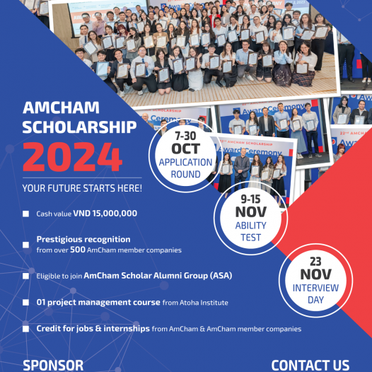 Chương trình Học bổng Amcham 2024