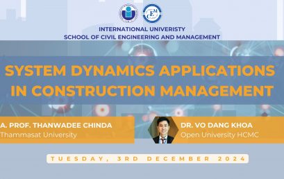 SEMINAR: SYSTEM DYNAMICS APPLICATIONS IN CONSTRUCTION MANAGEMENT